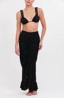 HASEDI BLACK 3043 - SKIRT - LYCRA