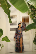 VARENNA BLUE 0418 - KIMONO