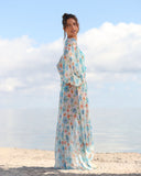 GIARDINO sheer floral kimono – side view